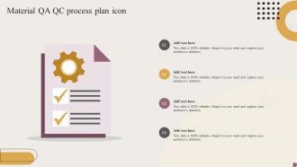 Material QA QC Process Plan Icon