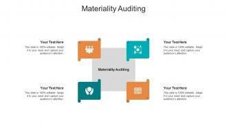 Materiality auditing ppt powerpoint presentation inspiration graphics tutorials cpb