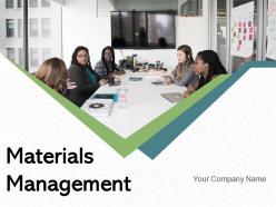 Materials management planning inventory sourcing components distribution framework