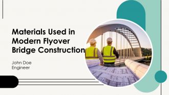 Materials Used In Modern Flyover Bridge Construction PPT Slides AT