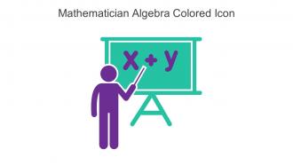 Mathematician Algebra Colored Icon In Powerpoint Pptx Png And Editable Eps Format