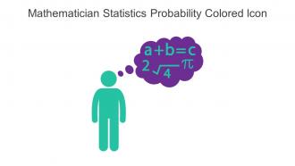 Mathematician Statistics Probability Colored Icon In Powerpoint Pptx Png And Editable Eps Format