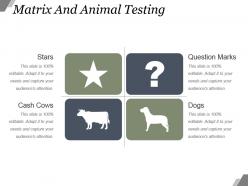 Matrix and animal testing powerpoint slide deck samples