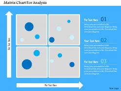 Matrix chart for analysis flat powerpoint design