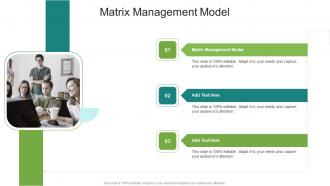 Matrix Management Model In Powerpoint And Google Slides Cpb