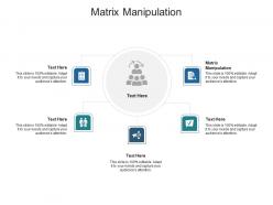 Matrix manipulation ppt powerpoint presentation outline background images cpb