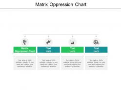 Matrix oppression chart ppt powerpoint presentation styles deck cpb