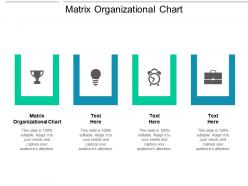 Matrix organizational chart ppt powerpoint presentation infographics maker cpb
