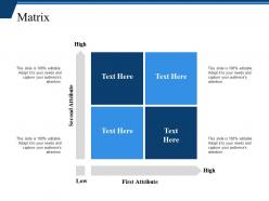 Matrix ppt slide design