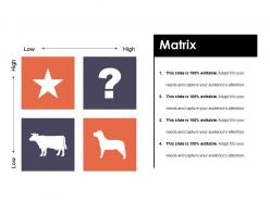 Matrix presentation visuals template 1