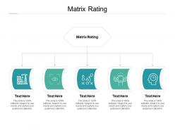 Matrix rating ppt powerpoint presentation ideas images cpb