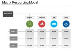 Matrix resourcing model sample ppt files