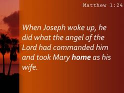 Matthew 1 24 the lord had commanded him powerpoint church sermon