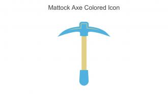 Mattock Axe Colored Icon In Powerpoint Pptx Png And Editable Eps Format