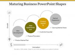 Maturing business powerpoint shapes