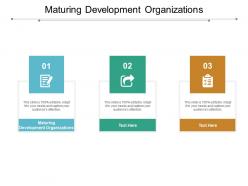 Maturing development organizations ppt powerpoint presentation inspiration grid cpb