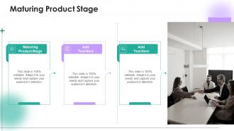 Maturing Product Stage In Powerpoint And Google Slides Cpb