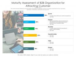 Maturity Assessment Of B2B Organization For Attracting Customer