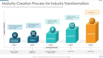 Maturity creation process for industry transformation