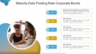 Maturity Date Floating Rate Corporate Bonds In Powerpoint And Google Slides Cpb