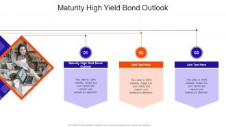 Maturity High Yield Bond Outlook In Powerpoint And Google Slides CPB