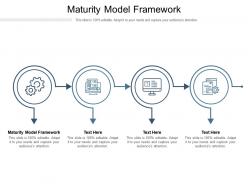Maturity model framework ppt powerpoint presentation infographics show cpb