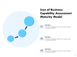 Maturity Model Icon Business Capability Assessment Infrastructure Illustrating