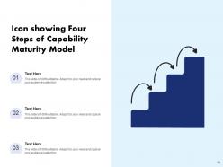 Maturity Model Icon Business Capability Assessment Infrastructure Illustrating