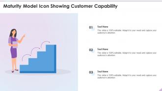 Maturity Model Icon Showing Customer Capability