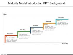Maturity model introduction ppt background