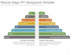 Maturity stage ppt background template