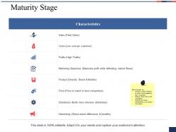 Maturity stage ppt show infographic template