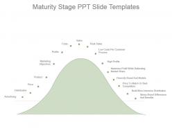Maturity stage ppt slide templates