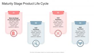 Maturity Stage Product Life Cycle In Powerpoint And Google Slides Cpb