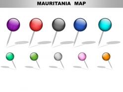 Mauritania country powerpoint maps