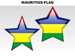 Mauritius country powerpoint flags
