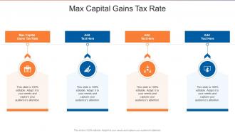 Max Capital Gains Tax Rate In Powerpoint And Google Slides Cpb
