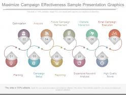 Maximize Campaign Effectiveness Sample Presentation Graphics