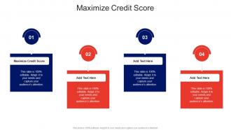 Maximize Credit Score In Powerpoint And Google Slides Cpb
