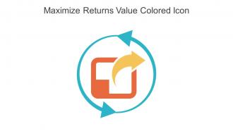 Maximize Returns Value Colored Icon In Powerpoint Pptx Png And Editable Eps Format