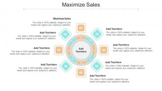 Maximize Sales In Powerpoint And Google Slides Cpb