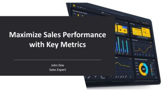 Maximize Sales Performance With Key Metrics PPT Sample AT