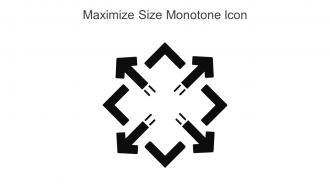 Maximize Size Monotone Icon In Powerpoint Pptx Png And Editable Eps Format