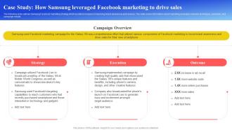 Maximizing Brand Reach Case Study How Samsung Leveraged Facebook Marketing Strategy SS