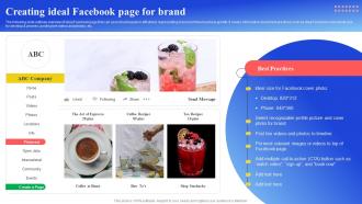 Maximizing Brand Reach Creating Ideal Facebook Page For Brand Strategy SS