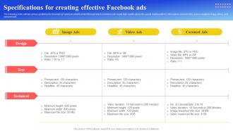 Maximizing Brand Reach Specifications For Creating Effective Facebook Ads Strategy SS