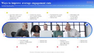 Maximizing Brand Reach Ways To Improve Average Engagement Rate Strategy SS