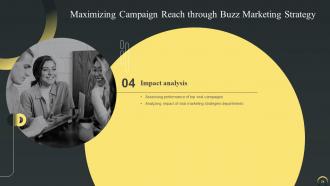 Maximizing Campaign Reach Through Buzz Marketing Strategy Powerpoint Presentation Slides Professional Attractive