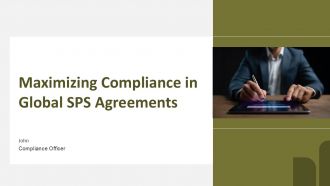 Maximizing Compliance In Global SPS Agreements PPT Mockup ACP