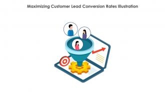 Maximizing Customer Lead Conversion Rates Illustration